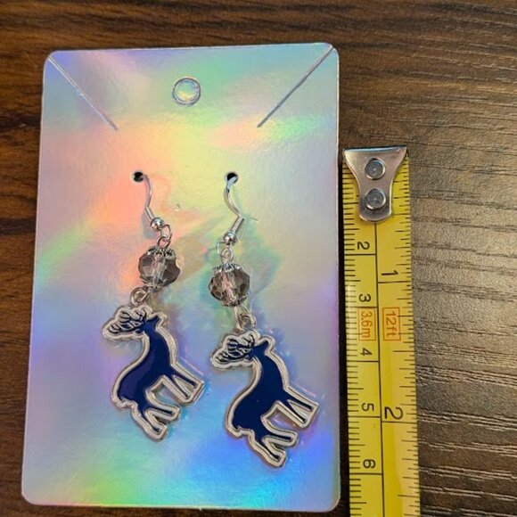 Christmas Reindeer Earrings - Picture 4 of 6